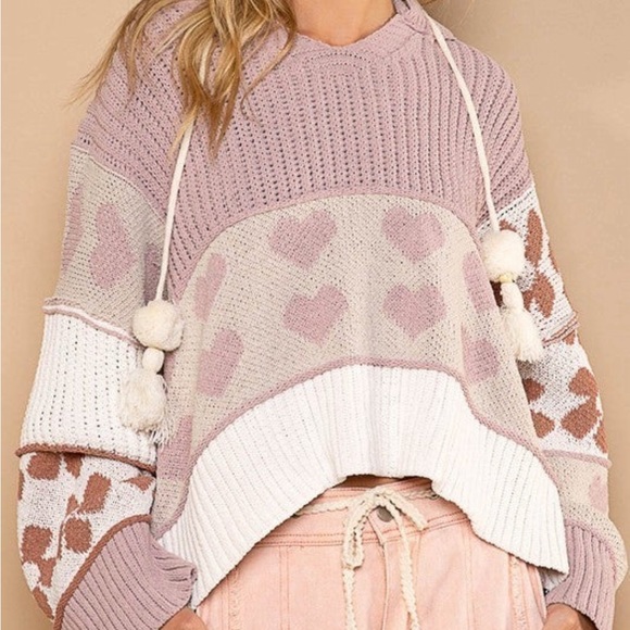 POL pink hooded sweater - Picture 2 of 2